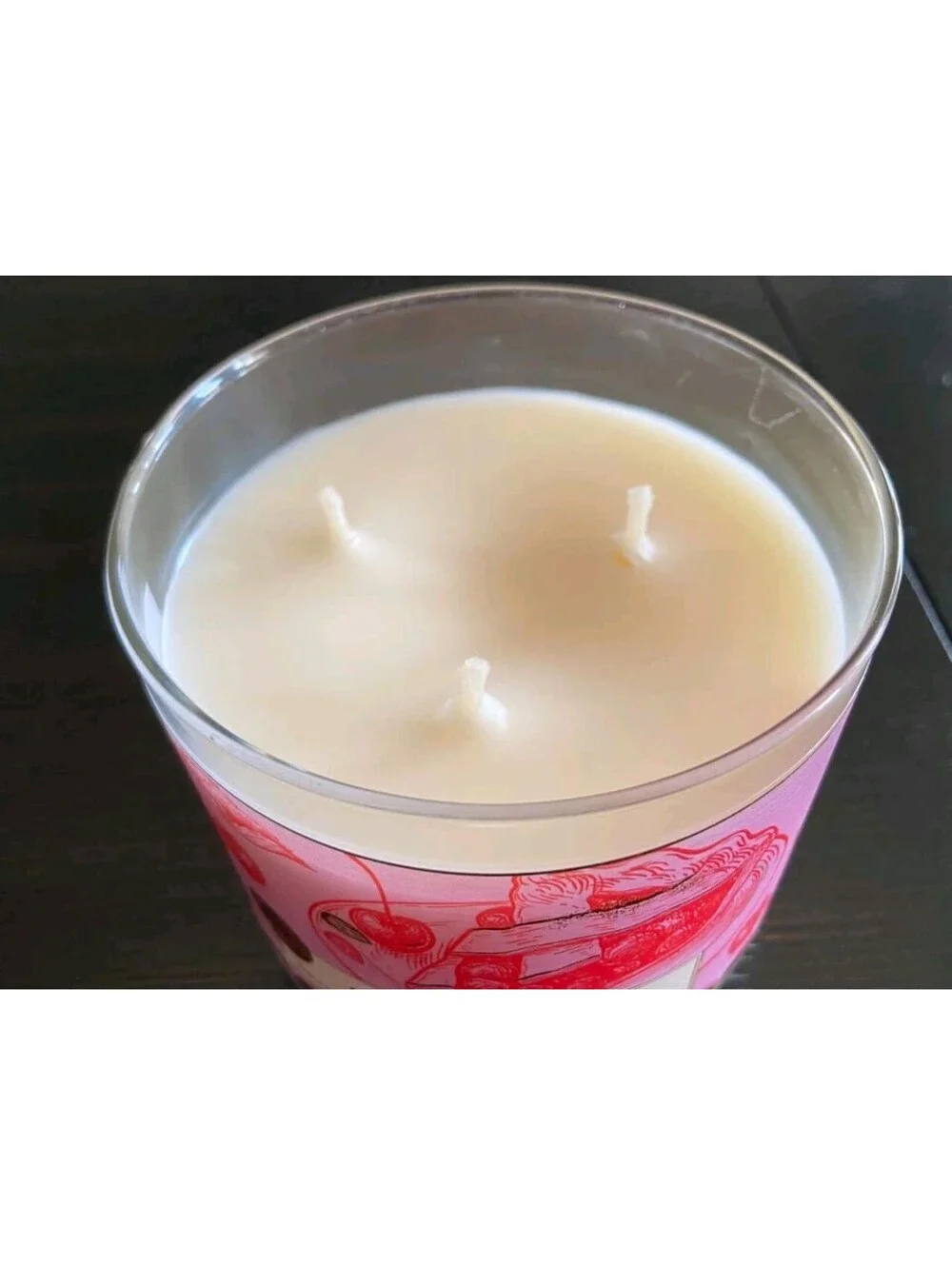 Bath And Body Works 3 Wick Cherry Almond Shortbread 14.5 oz Large New Unused